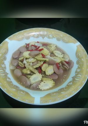 Foto resep Tumis posol atau jagung muda