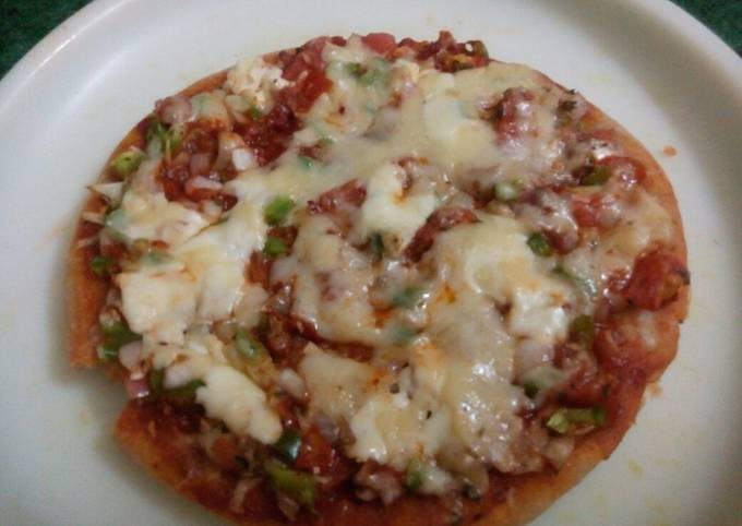 Homemade pizza kadhai