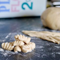 A picture of Homemade fresh Pasta without machine (vegan friendly).