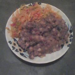 A picture of Mukimwa with cabbage.