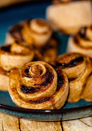 Foto di Girelle di Pasta Brioche Integrali con Olio EVO