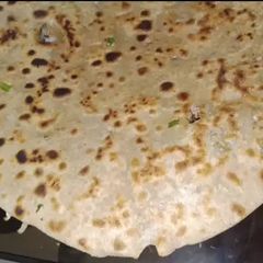 A picture of Mooli ka paratha.