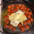 Queso de cabra con tomates