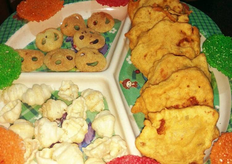 How to Prepare Homemade Bread pakoda with chips