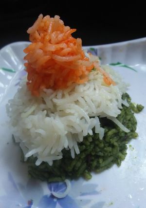 A picture of Tiranga Rice.