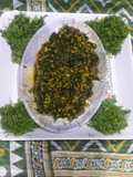 Dill bhaji sprouted moong sabji