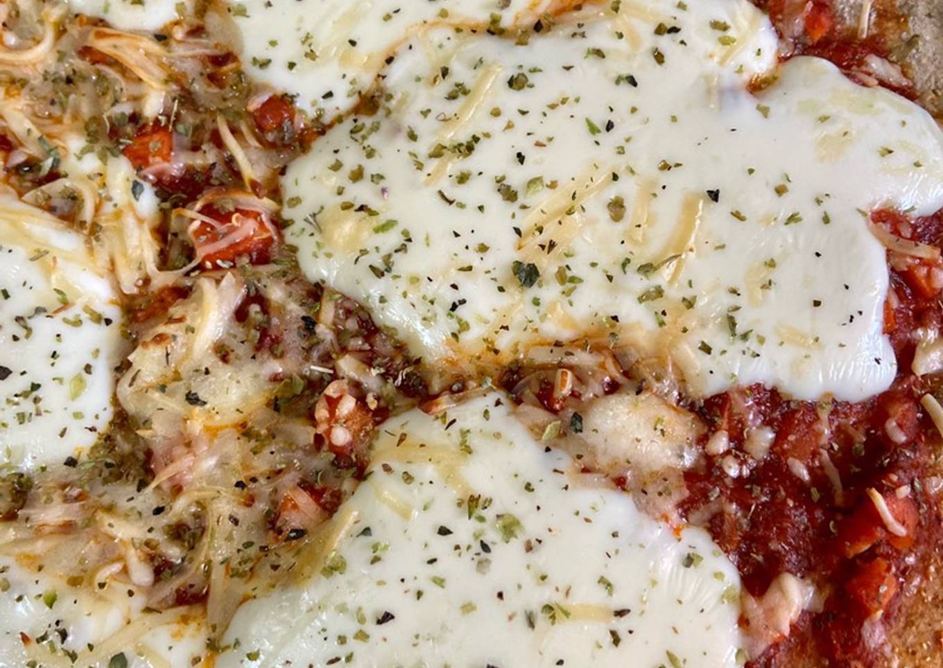 Pizza con harina integral