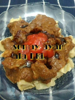 Foto resep Somay ayam bumbu kacang