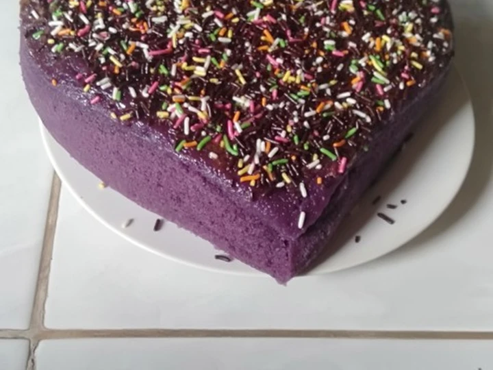 Langkah Gampang Membuat Resep Bolu kukus ubi ungu yang Menggugah Selera Anti Ribet, Sempurna