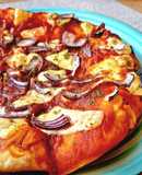 Cheese and Onion Pizza (Vegetarian)