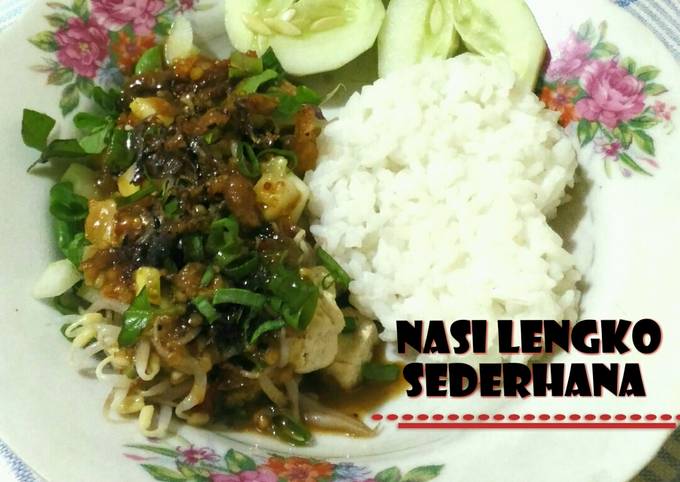 Nasi Lengko sederhana