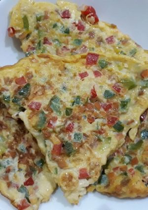 Foto resep Omelet sayur