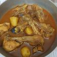 দেশী মুরগি দিয়া আলু