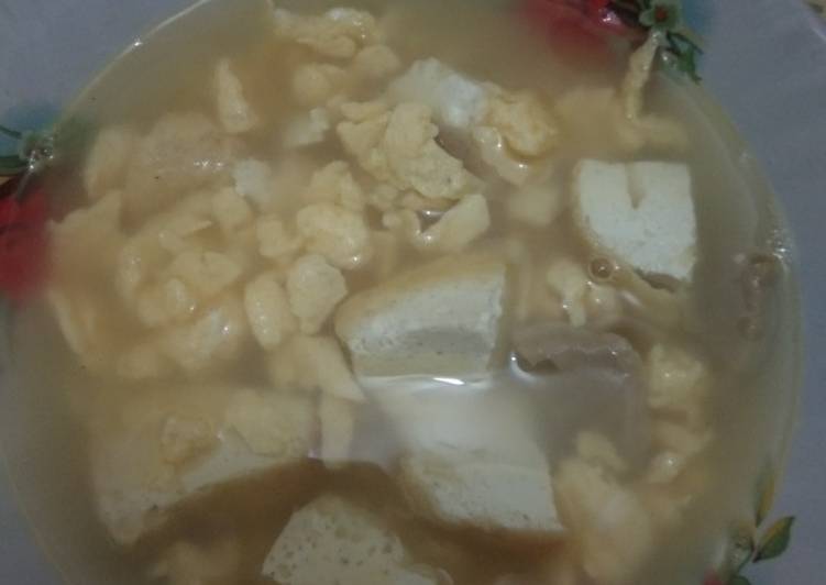 Resep Sop Taho Telur Enak dan Antiribet