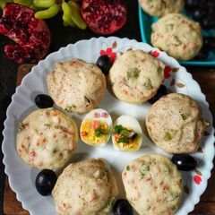 A picture of Vegetable Idli.