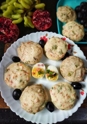 A picture of Vegetable Idli.