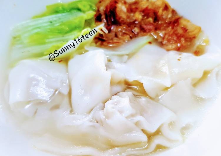Resep Sup Wonton Ayam Udang, Lezat