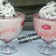 A picture of Strawberry mousse.