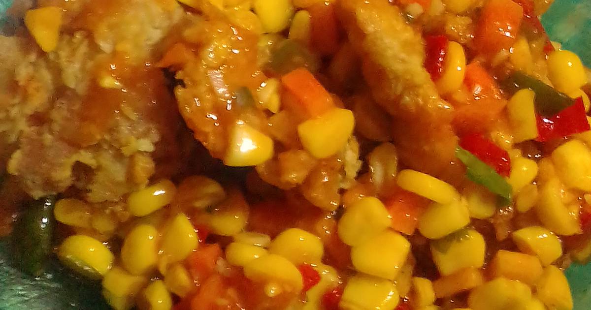 113 resep ayam tepung saus jagung manis enak dan sederhana ala rumahan