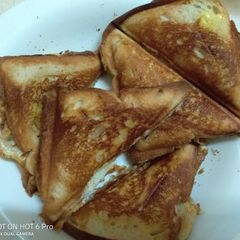 A picture of Egg&Mayo sandwiches#5orlessingredientschallenge#4wkschallenge.