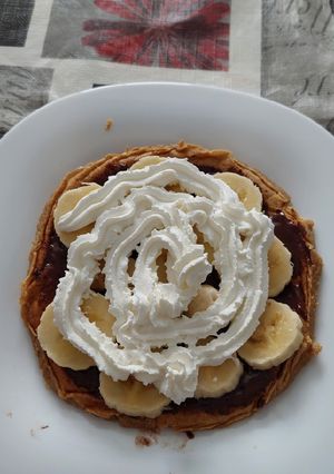 Una foto de Tortitas de avena con manzana