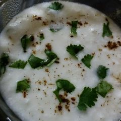 A picture of Onion Coriander Rayta.