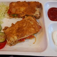 A picture of Egg shami Sandwich.