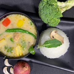 Vegetable Green Thai Curry A picture of Vegetable Green Thai Curry.
