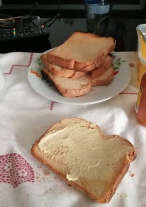 Una foto de Tostadas con truco