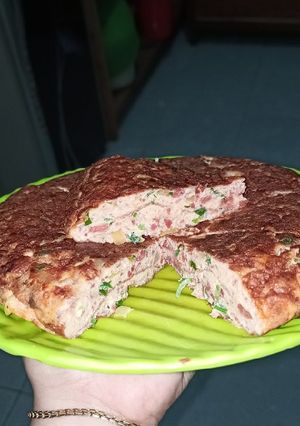 Foto resep Telur dadar kornet sapi