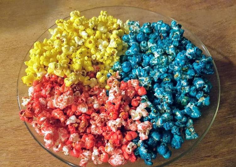 Pipoca Doce Colorida Receita Por Izabel De Lima Marschall Cookpad