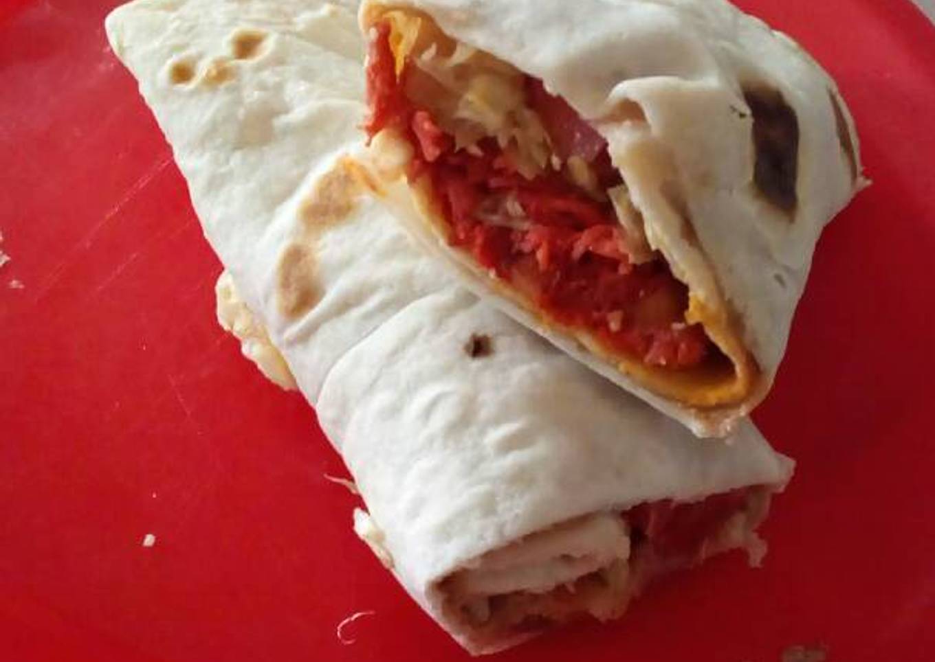 Burritas de pollo