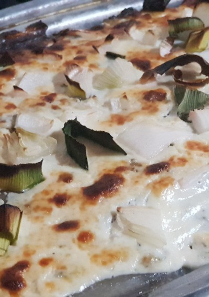 Una foto de Lasagna light con pencas de acelga
