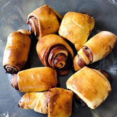 A picture of Chocolate Roll Bread.