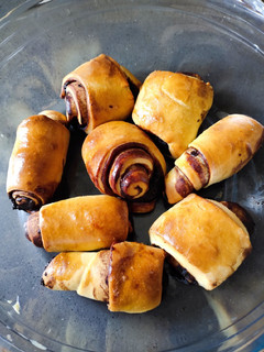 A picture of Chocolate Roll Bread.