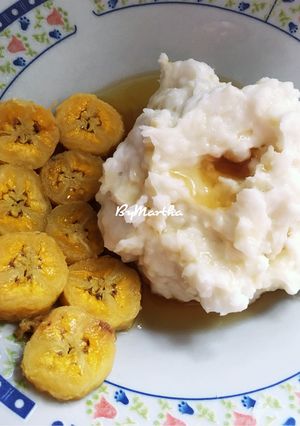 Foto resep Bubur Sumsum with Topping Pisang Kukus