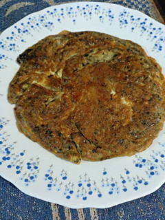 Una foto de Tortilla de champiñones al ajillo apta para diabéticos