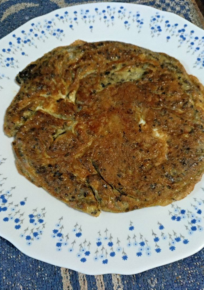 Una foto de Tortilla de champiñones al ajillo apta para diabéticos