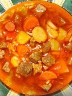 Gulyásleves recept fotója