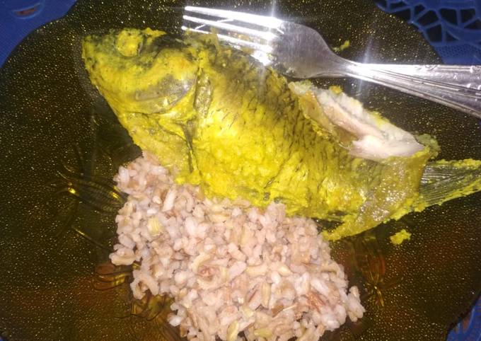 Cara Gampang mengolah Ikan emas bumbu kuning presto yang Lezat