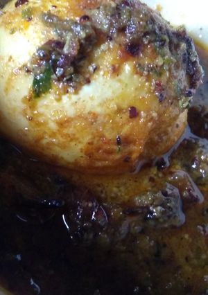 A picture of Sorse dim(egg in mustard gravy).