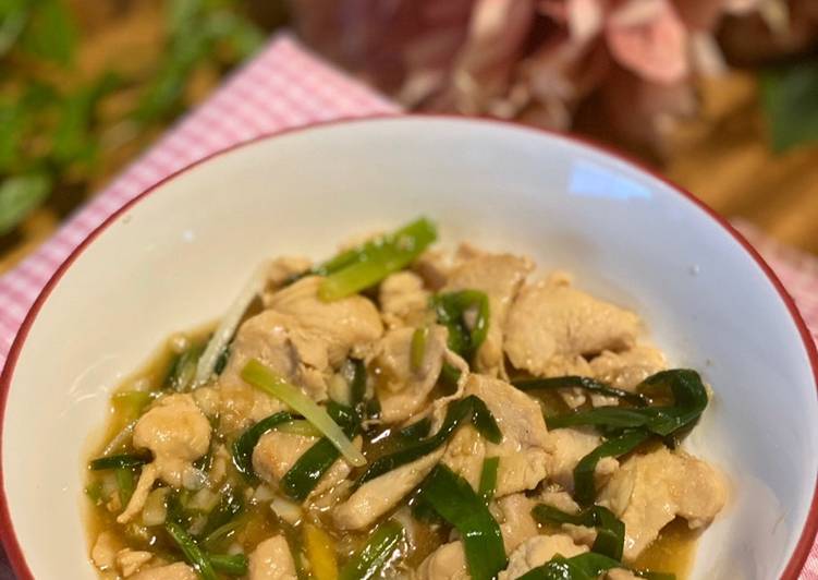 Spring Onion Chicken ala Tiger Kitchen