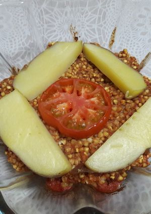 Foto principal de 🇪🇸Trigo sarraceno al horno español bajo en grasa y vegano