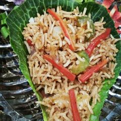 A picture of Fried rice Chinese.