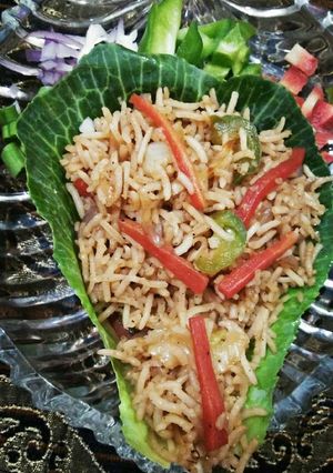 A picture of Fried rice Chinese.