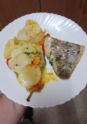 Una foto de Fogonero sobre papas panaderas en freidora de aire