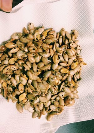 Una foto de Snack con semillas de zapallitos