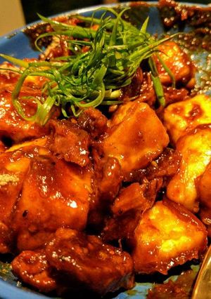 A picture of Chilli paneer.