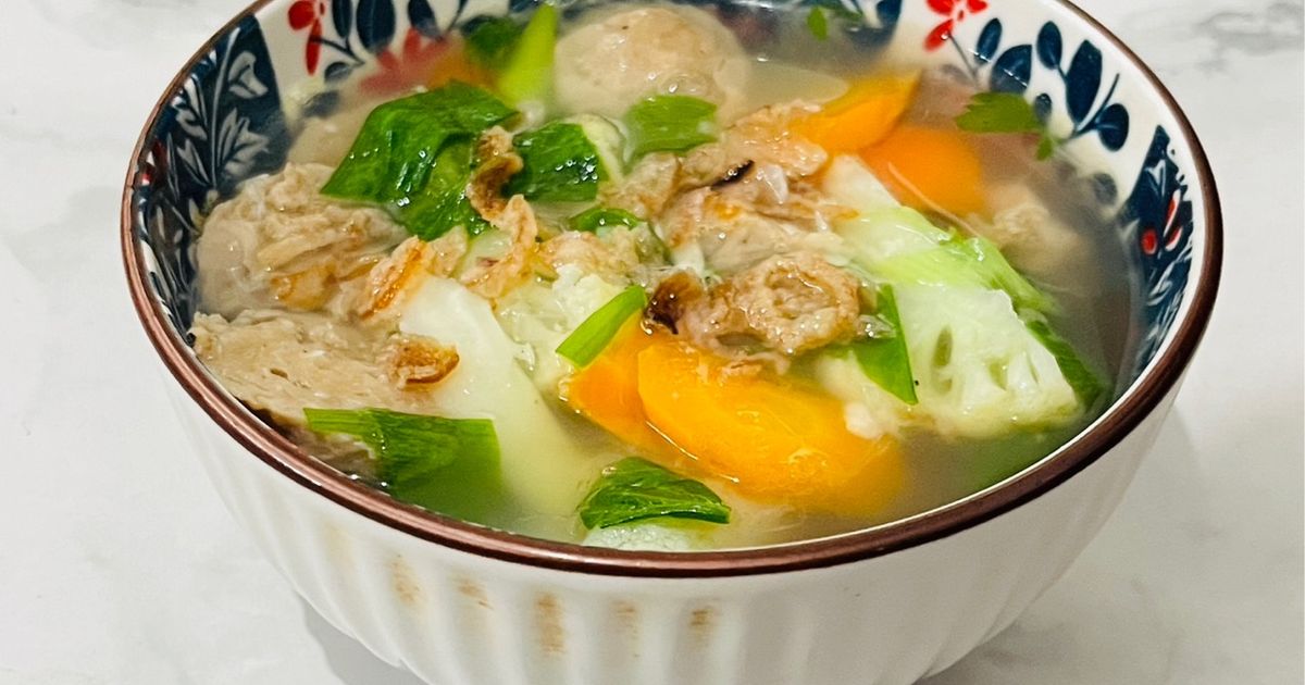 Sop Bakso Sayur