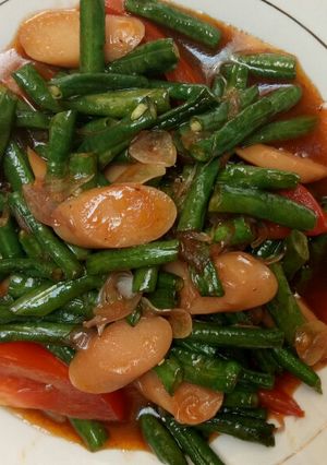 Foto resep Tumis Kacang Panjang Sosis Asam Manis